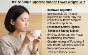 یک عادت غذایی ساده ژاپنی با کاهش وزن کمتر مرتبط است یک عادت غذایی ساده ژاپنی با کاهش وزن کمتر مرتبط است